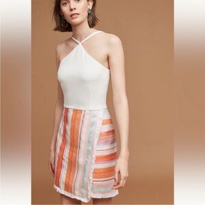 HUTCH Anthropologie Kalyn Wrap Halter Dress Size 2
